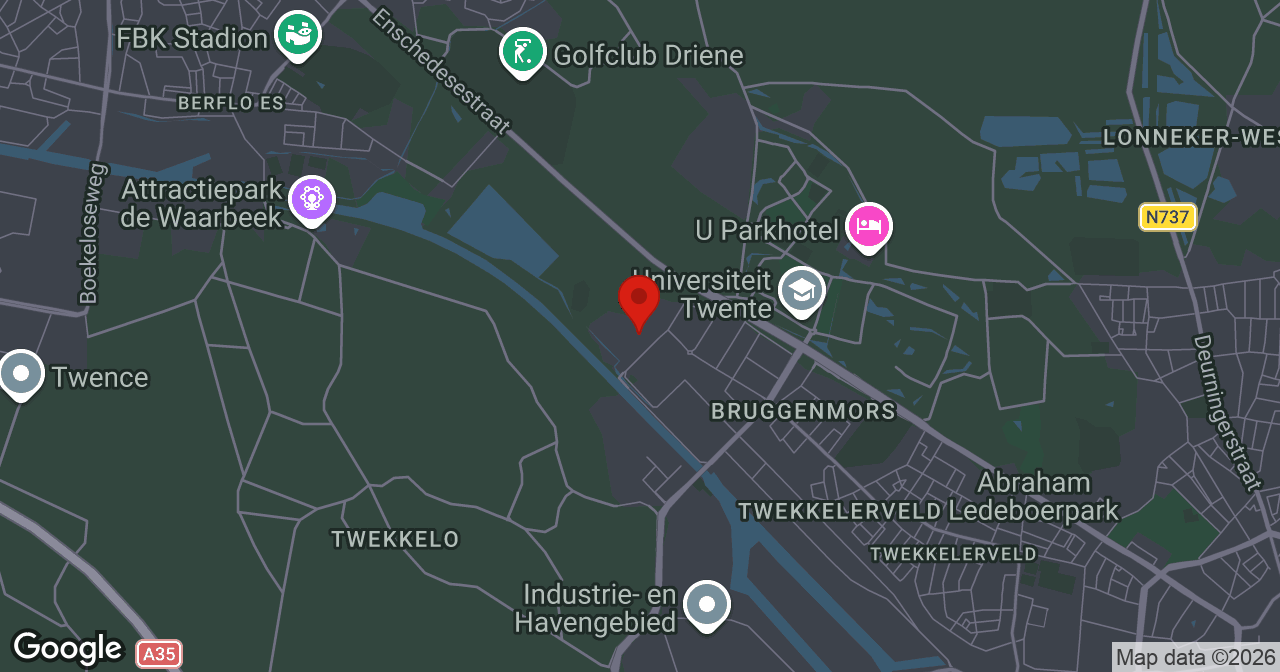 Kaart van de meldlocatie