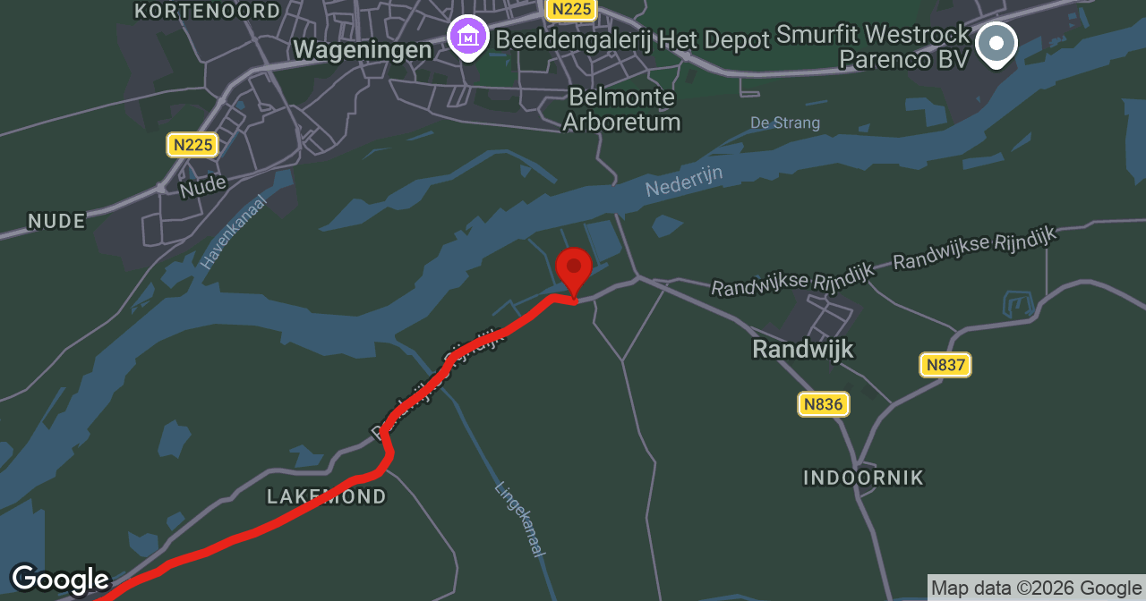 Kaart van de meldlocatie