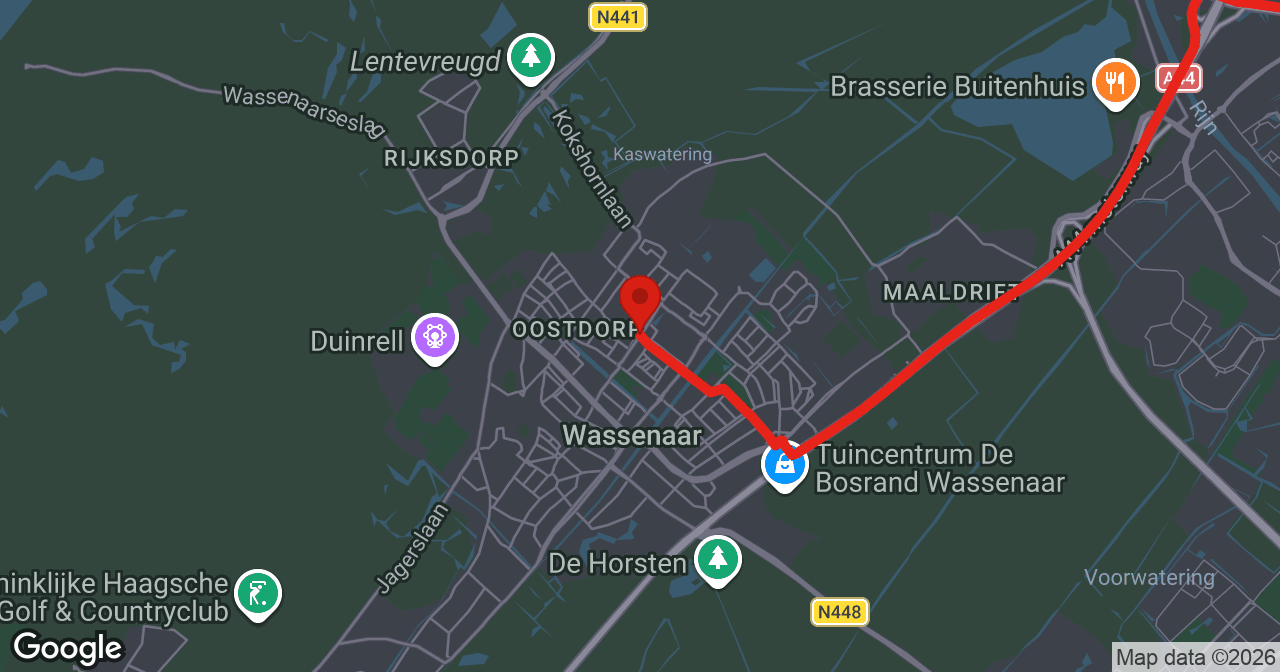 Kaart van de meldlocatie