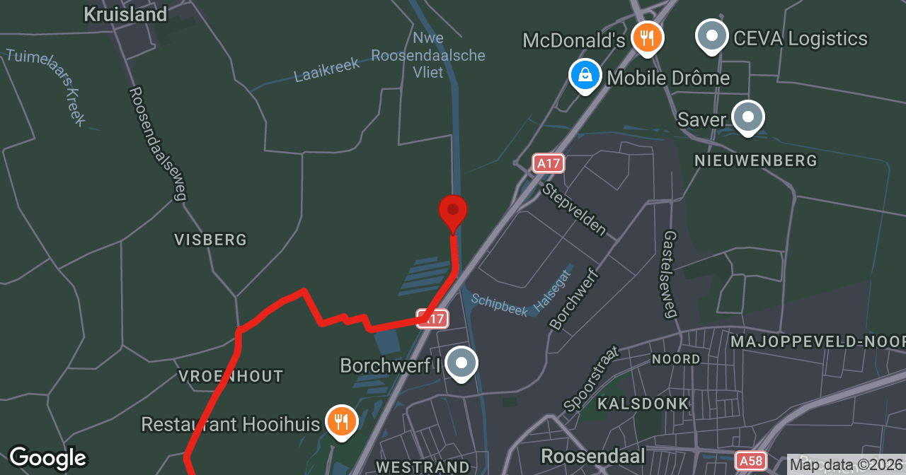 Kaart van de meldlocatie