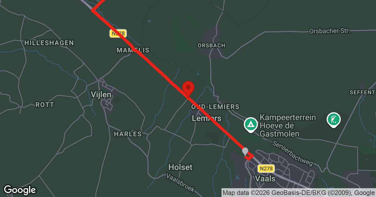 Kaart van de meldlocatie