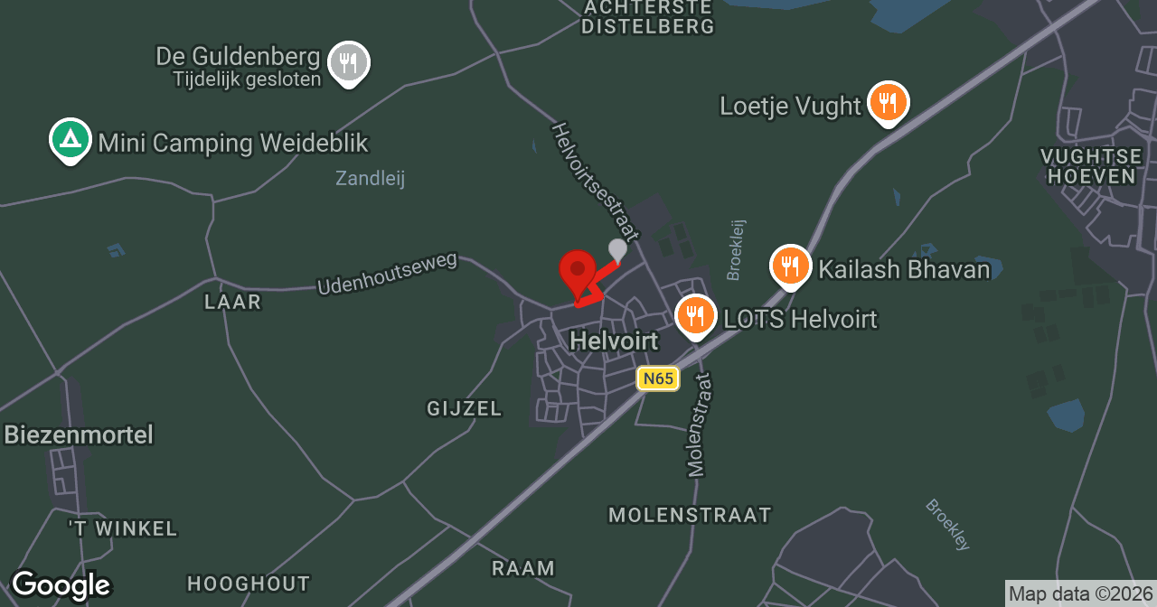 Kaart van de meldlocatie