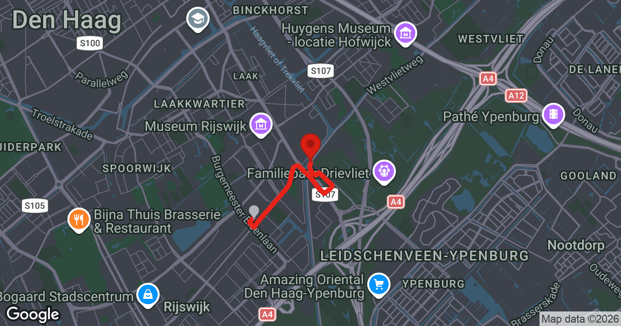Kaart van de meldlocatie