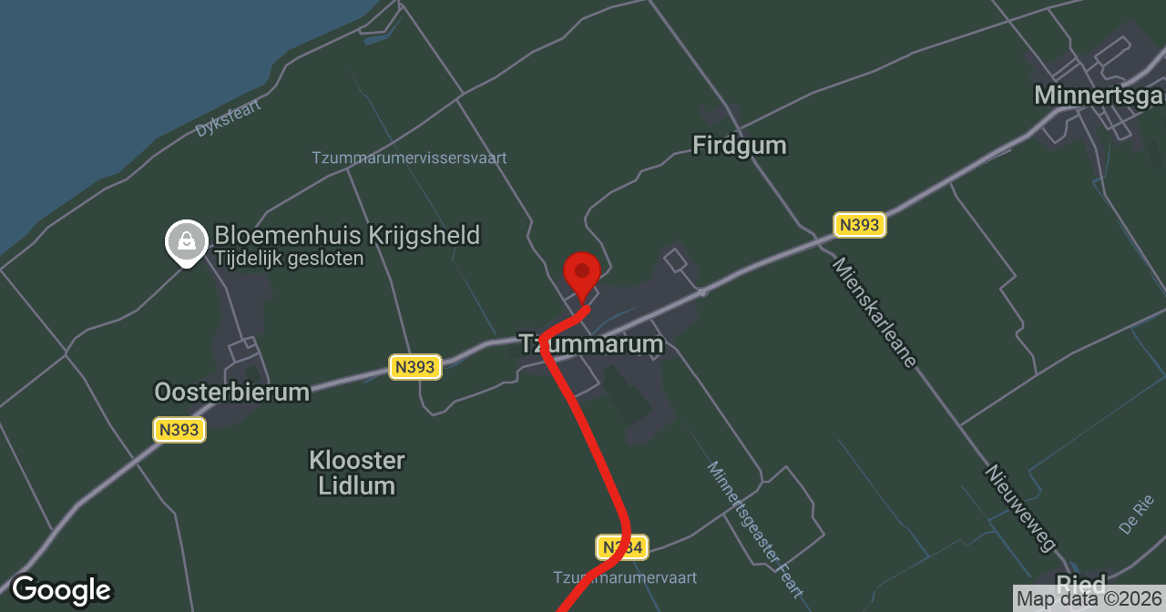 Kaart van de meldlocatie