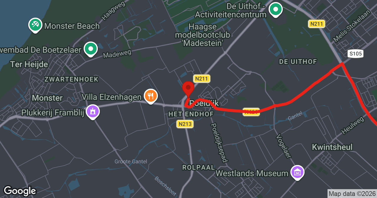 Kaart van de meldlocatie