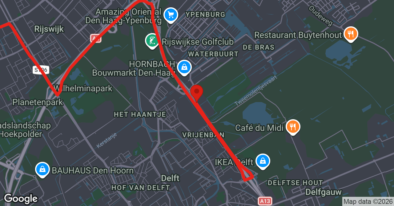 Kaart van de meldlocatie