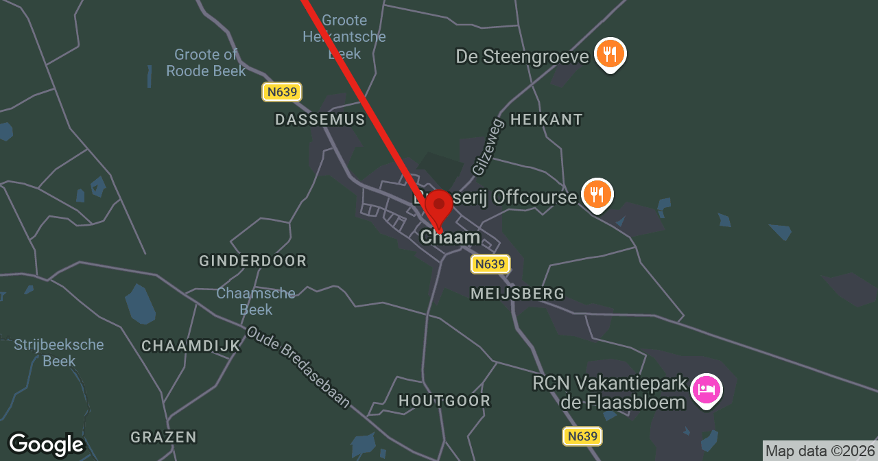 Kaart van de meldlocatie