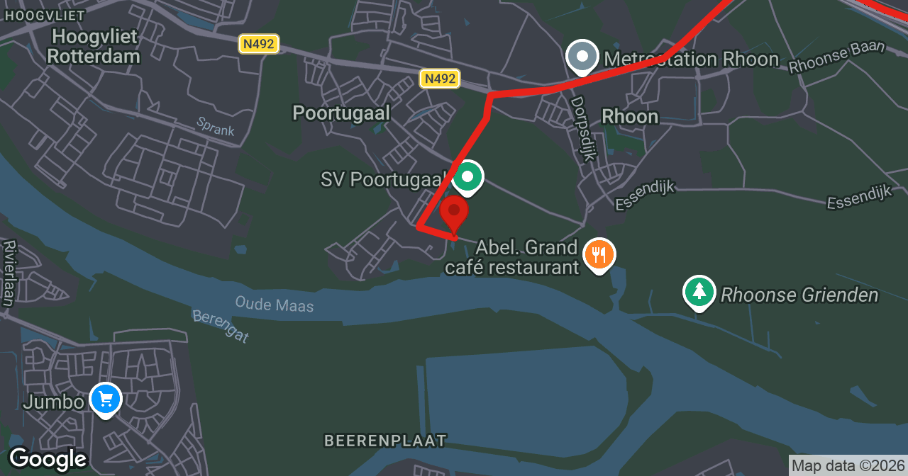 Kaart van de meldlocatie