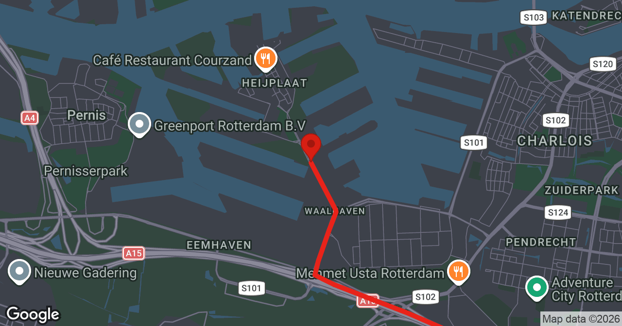 Kaart van de meldlocatie