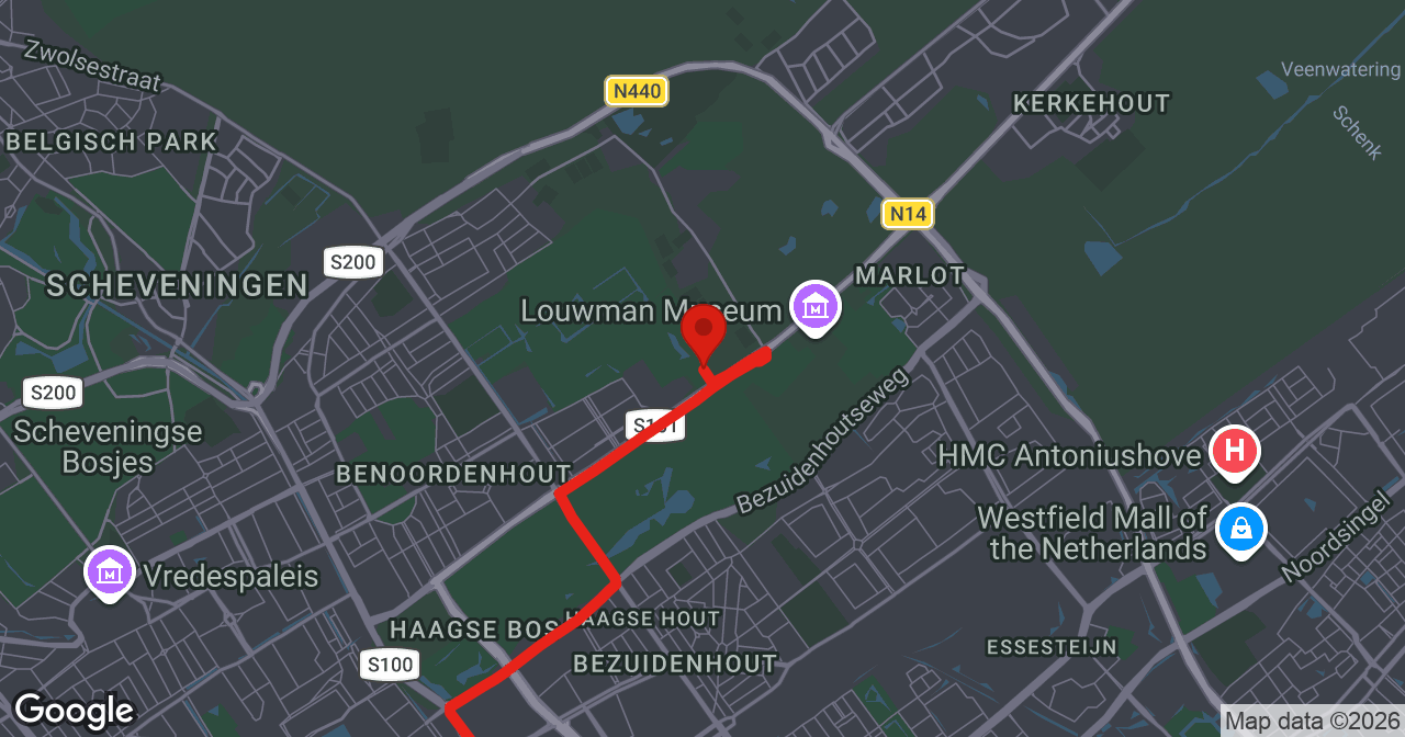 Kaart van de meldlocatie