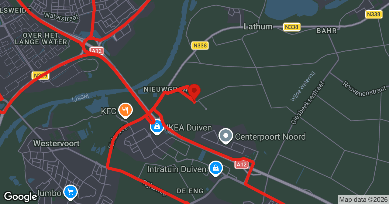 Kaart van de meldlocatie