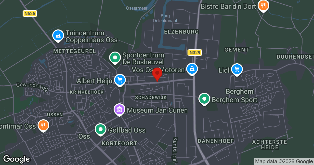 Kaart van de meldlocatie