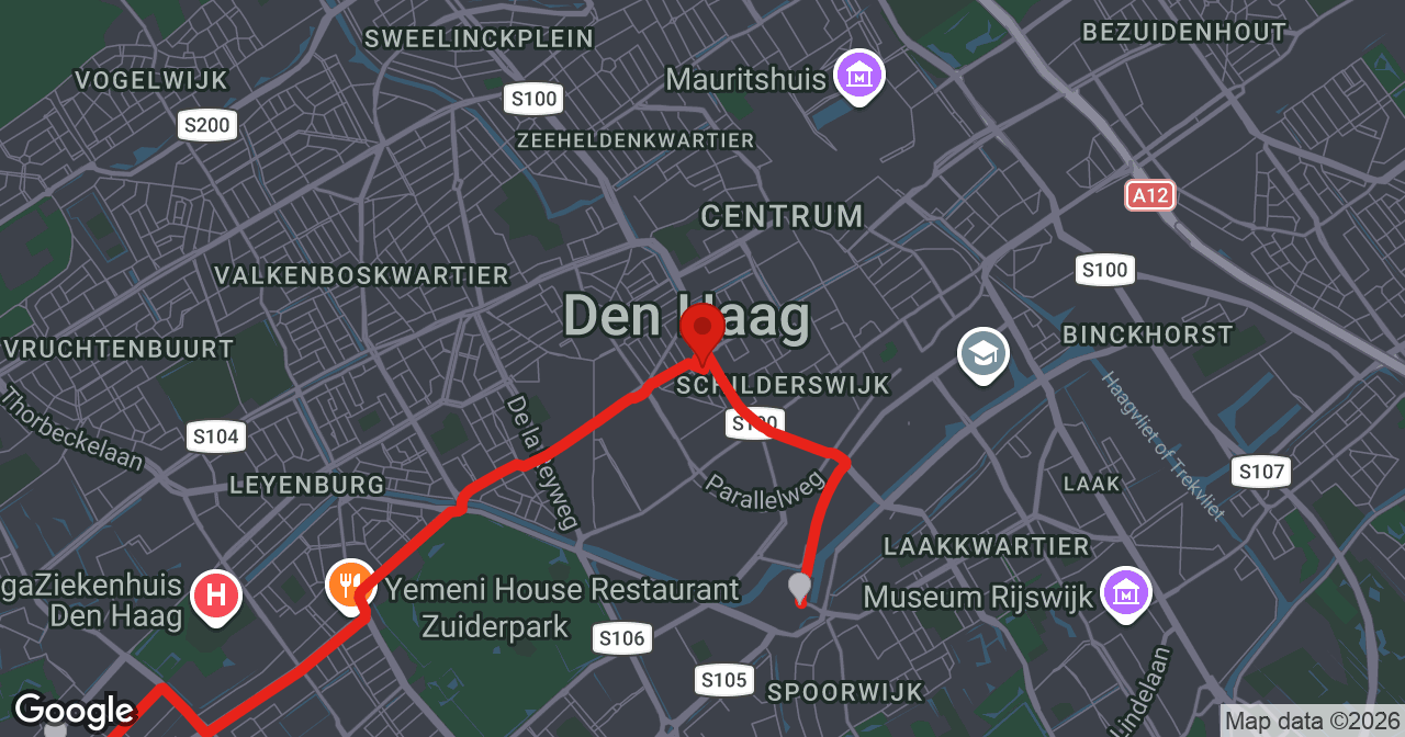 Kaart van de meldlocatie
