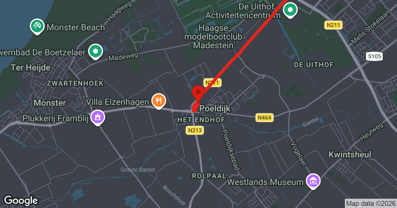 Kaart van de meldlocatie