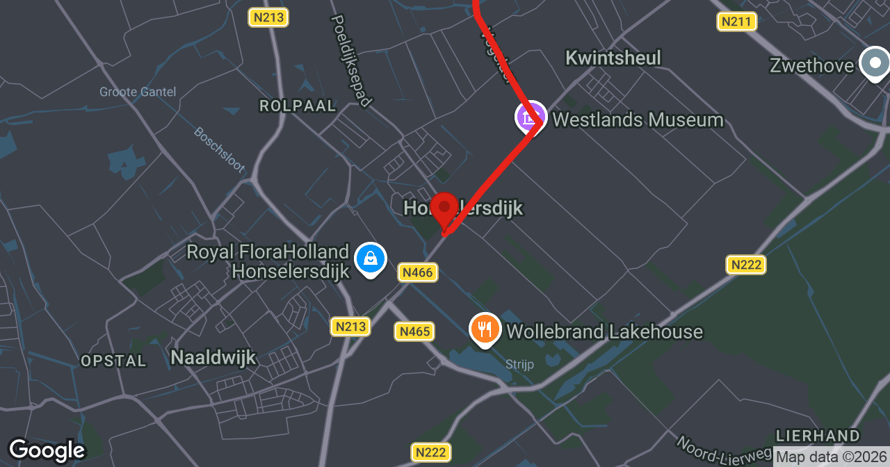 Kaart van de meldlocatie