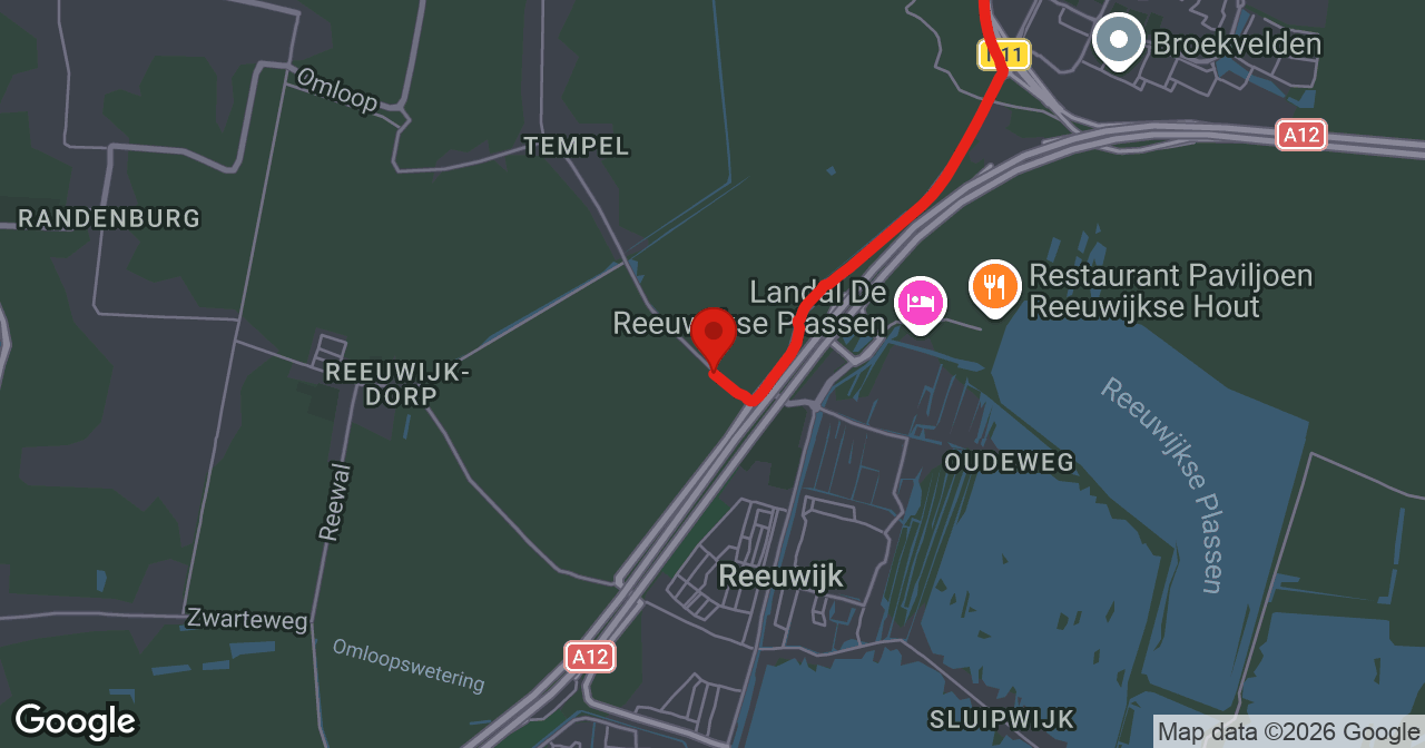 Kaart van de meldlocatie