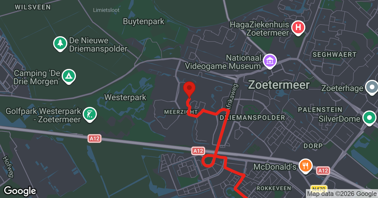 Kaart van de meldlocatie
