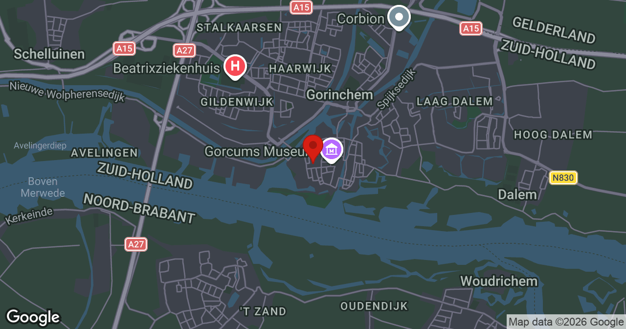 Kaart van de meldlocatie