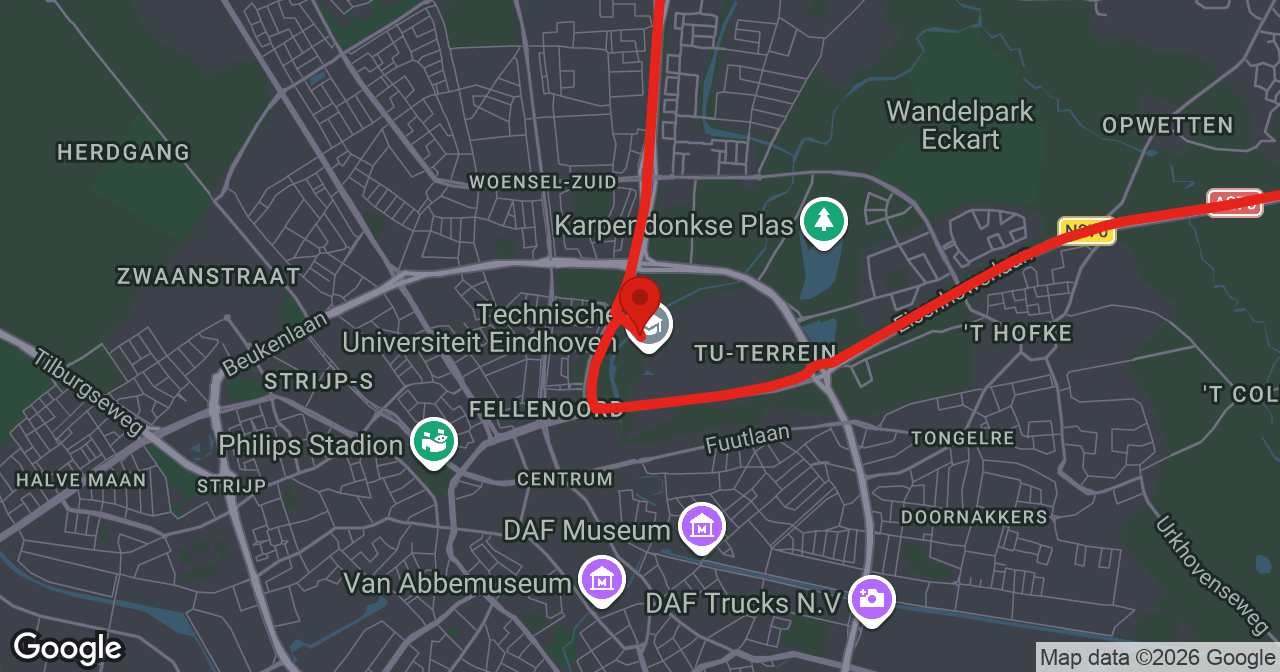Kaart van de meldlocatie