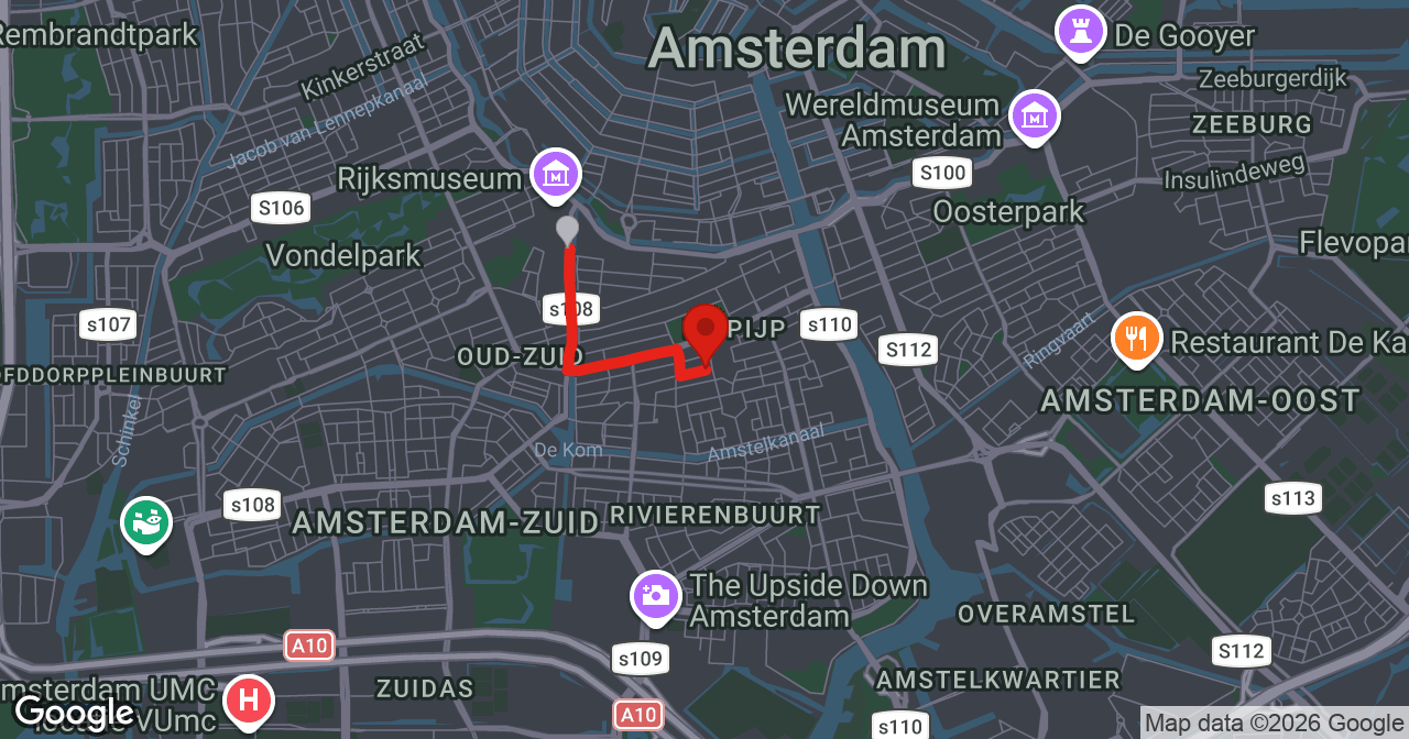Kaart van de meldlocatie