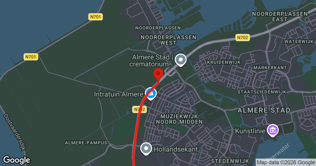 Kaart van de meldlocatie