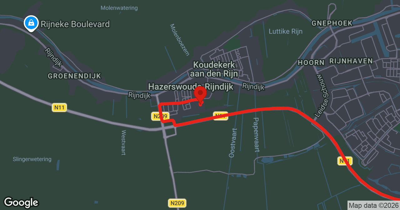 Kaart van de meldlocatie