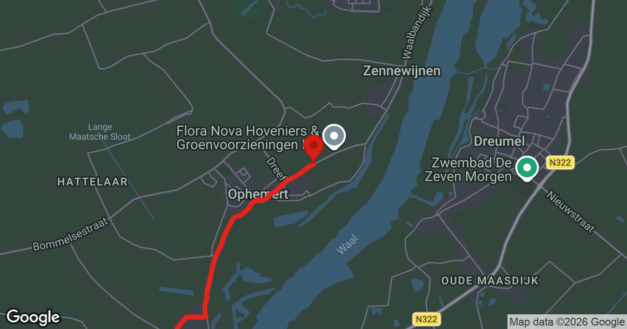 Kaart van de meldlocatie