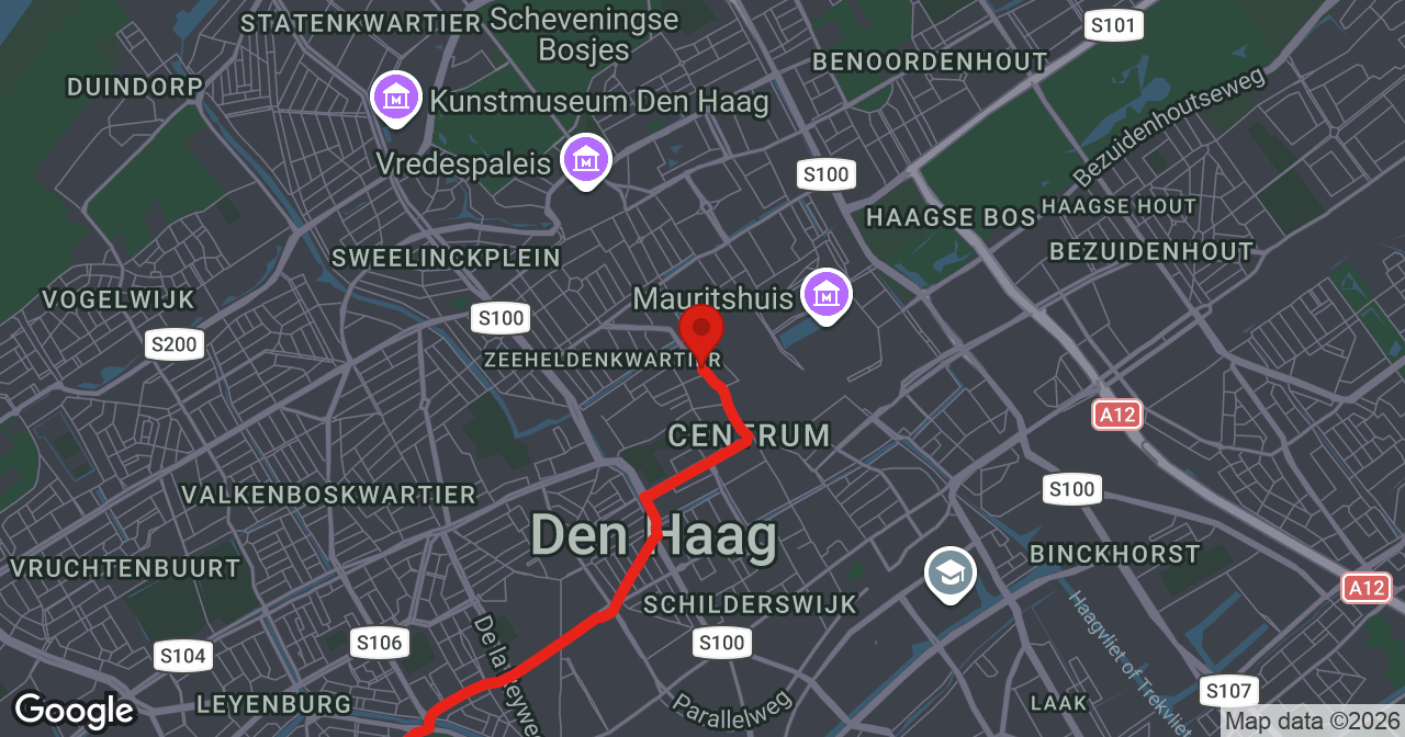 Kaart van de meldlocatie