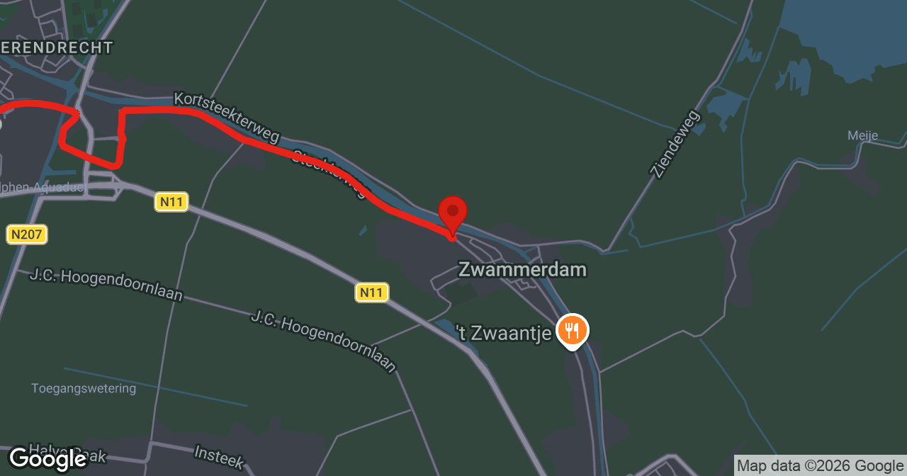 Kaart van de meldlocatie
