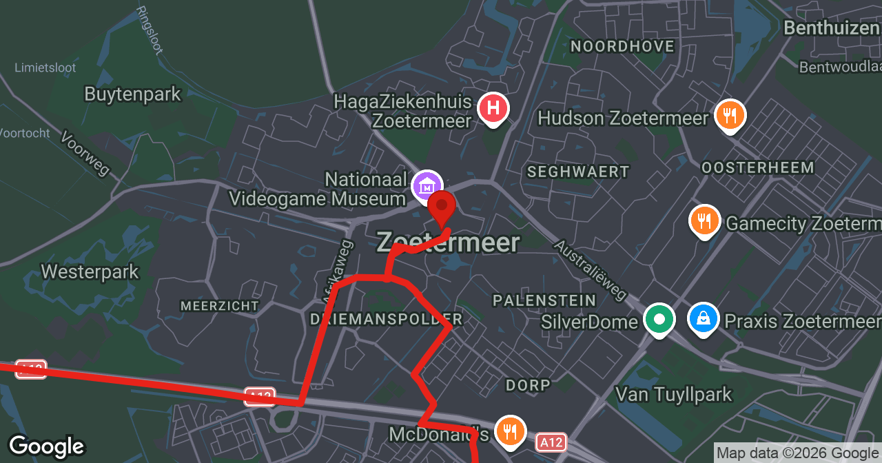 Kaart van de meldlocatie