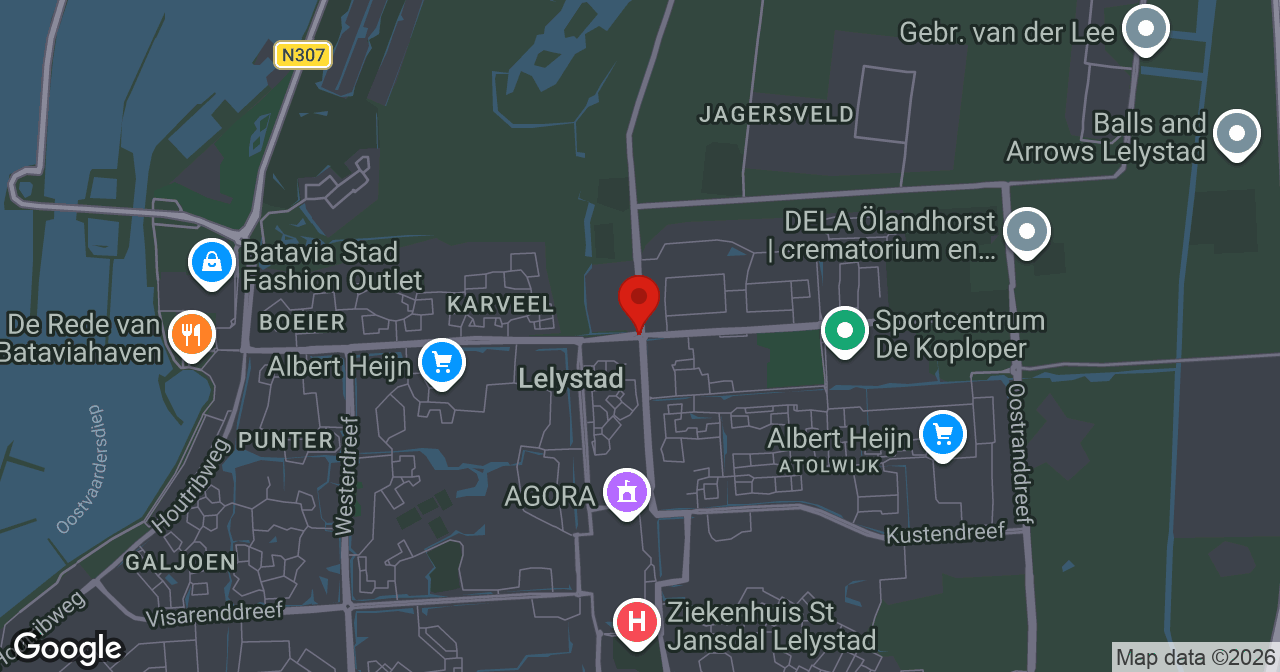 Kaart van de meldlocatie