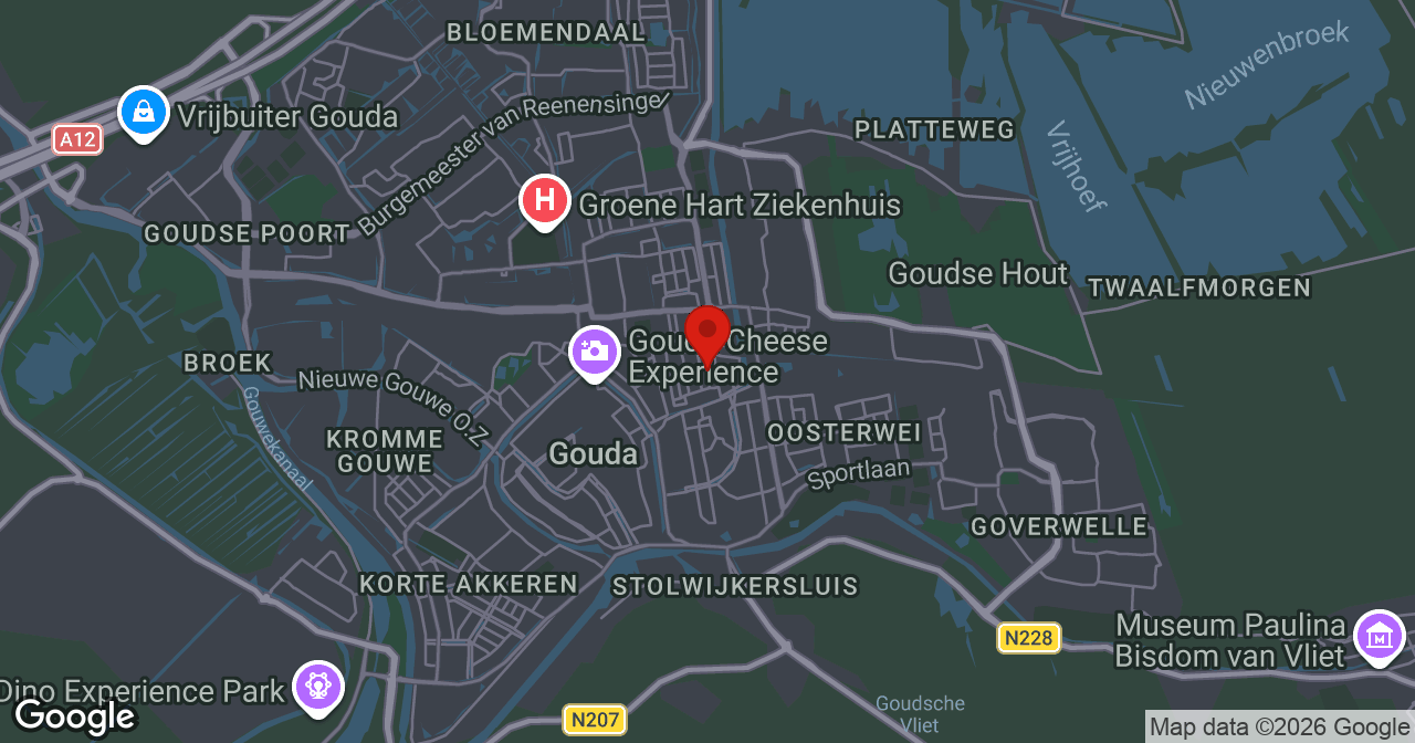 Kaart van de meldlocatie