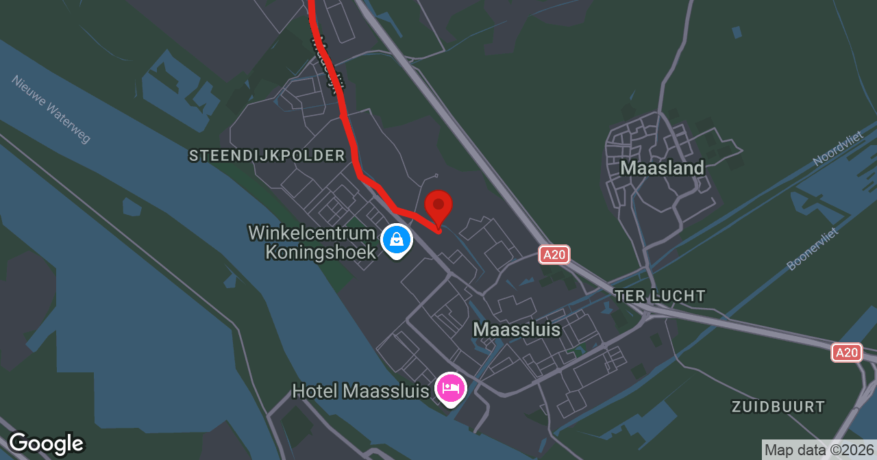 Kaart van de meldlocatie