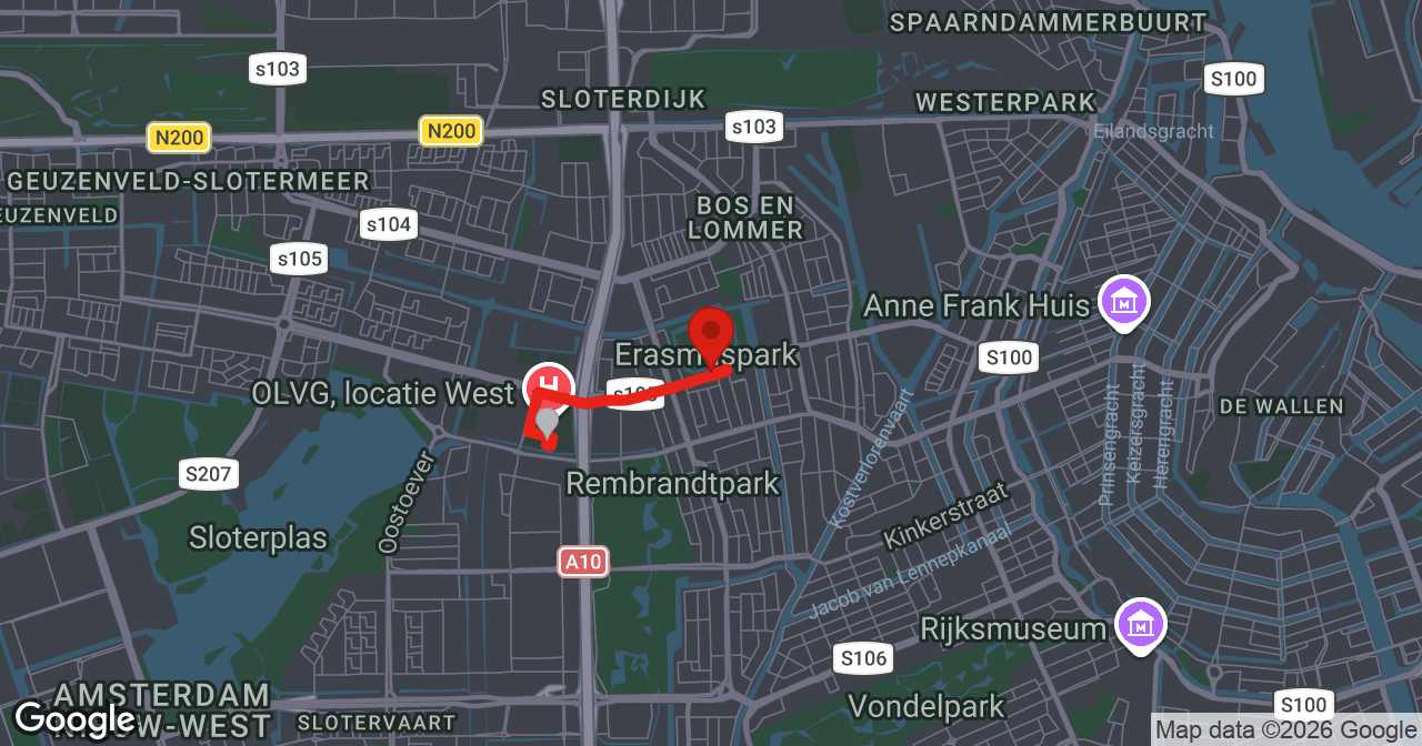 Kaart van de meldlocatie