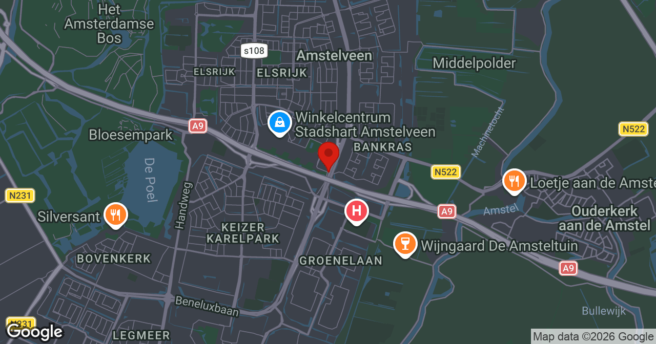 Kaart van de meldlocatie