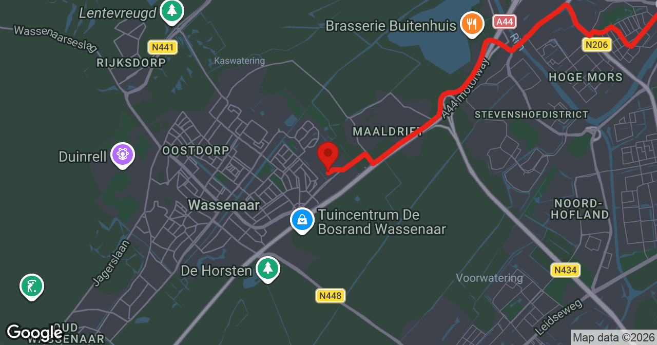 Kaart van de meldlocatie