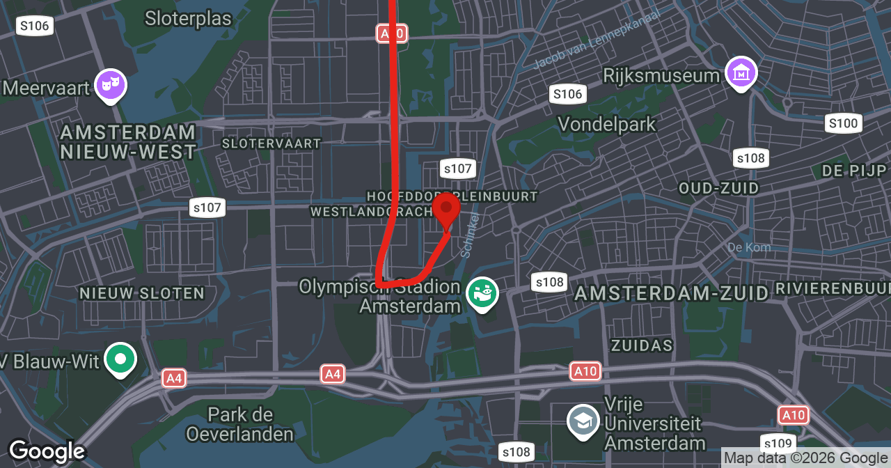 Kaart van de meldlocatie