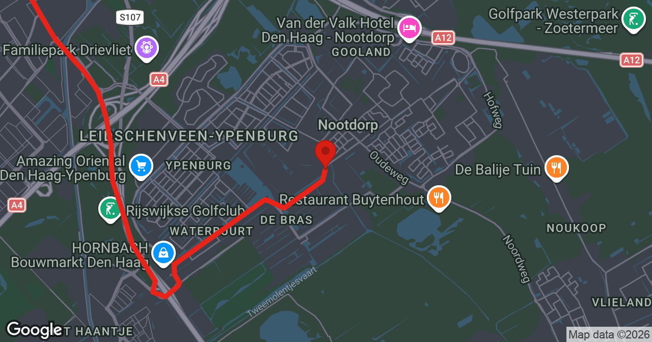 Kaart van de meldlocatie