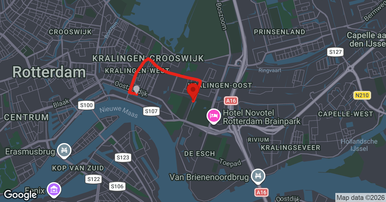 Kaart van de meldlocatie