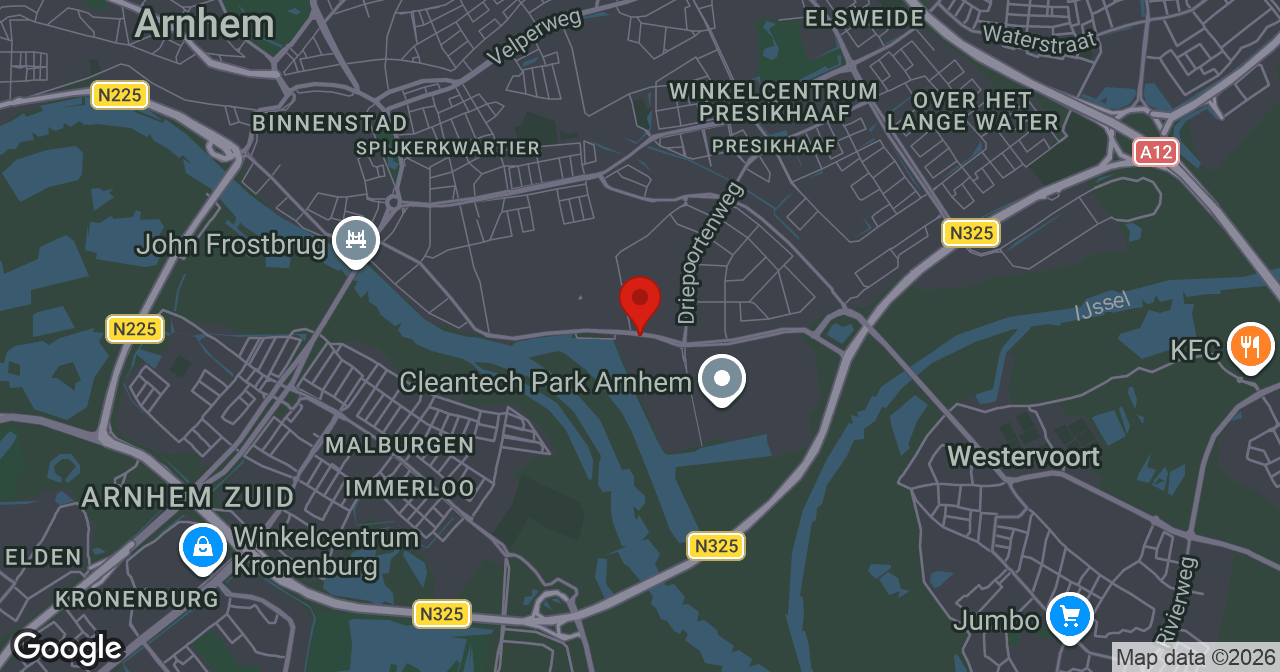 Kaart van de meldlocatie