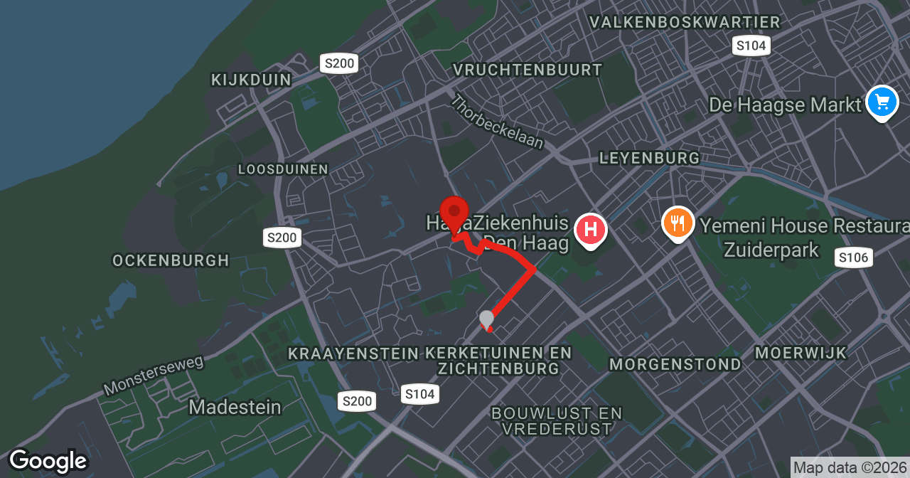 Kaart van de meldlocatie