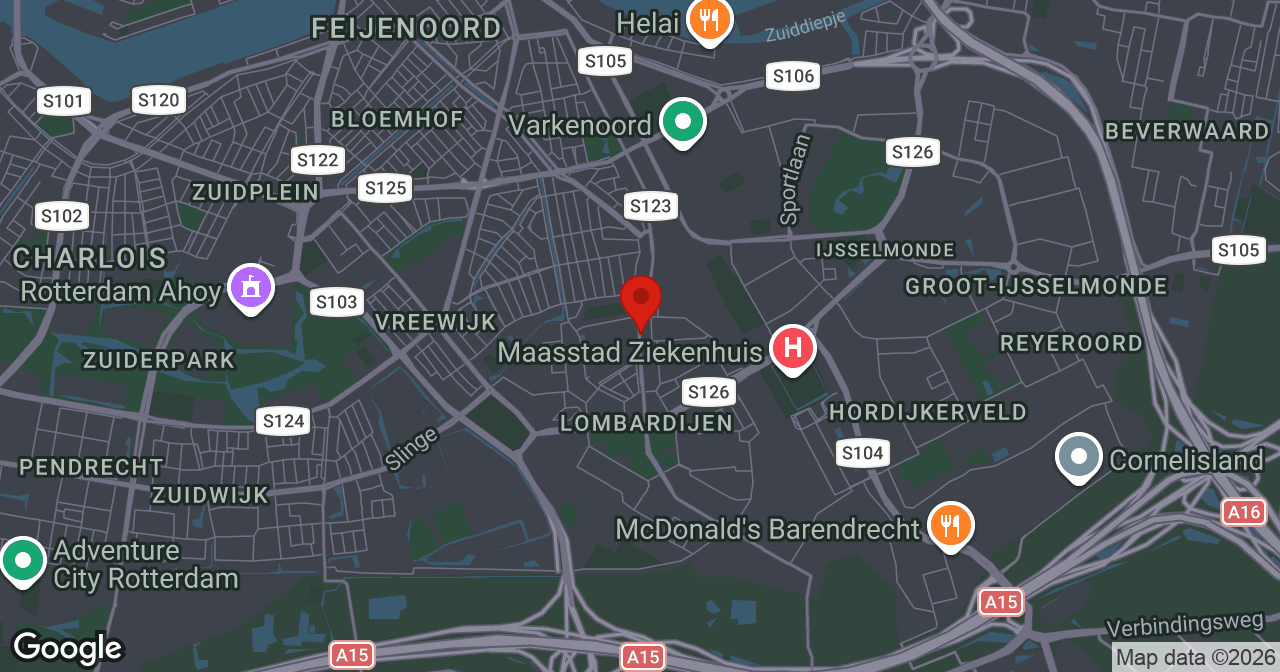 Kaart van de meldlocatie