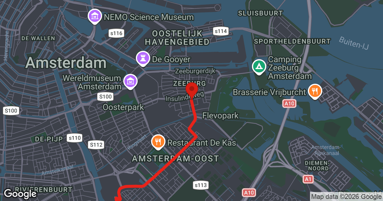 Kaart van de meldlocatie