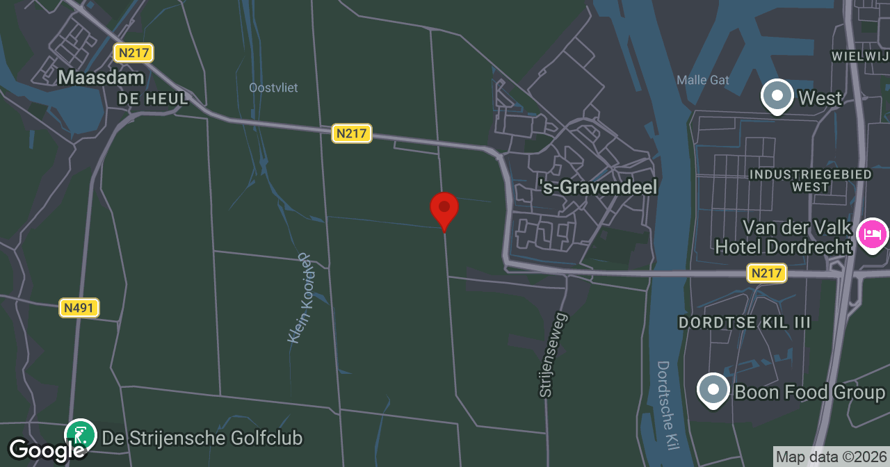 Kaart van de meldlocatie