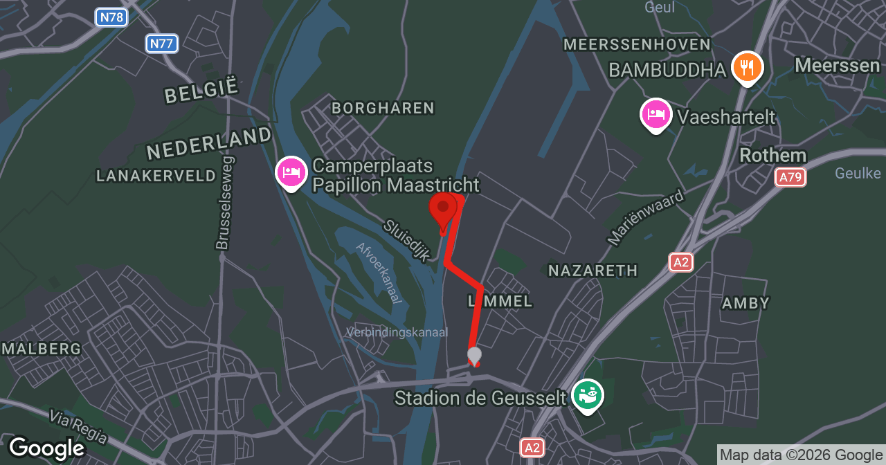 Kaart van de meldlocatie