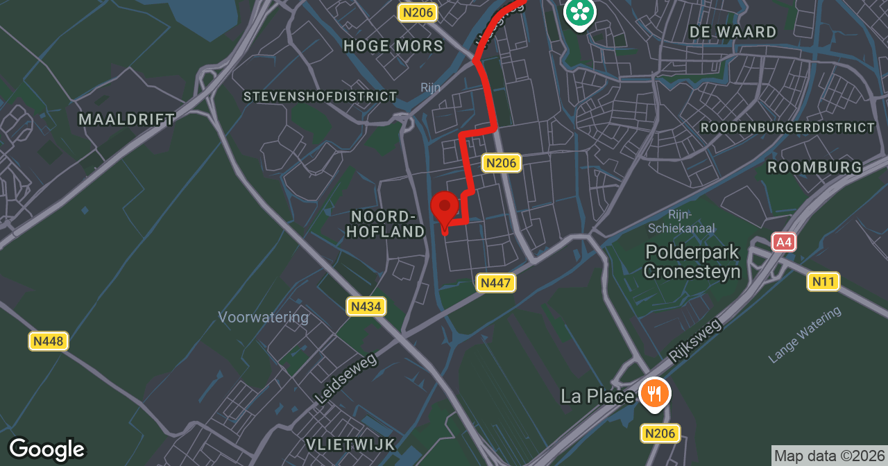 Kaart van de meldlocatie