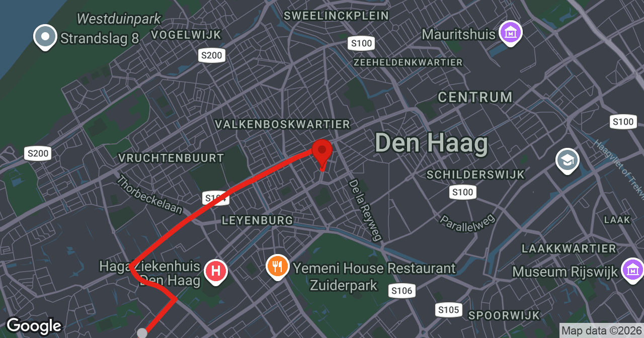 Kaart van de meldlocatie