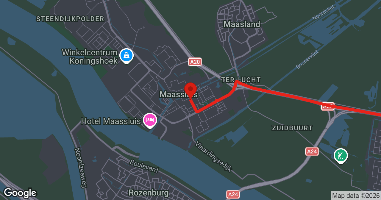 Kaart van de meldlocatie