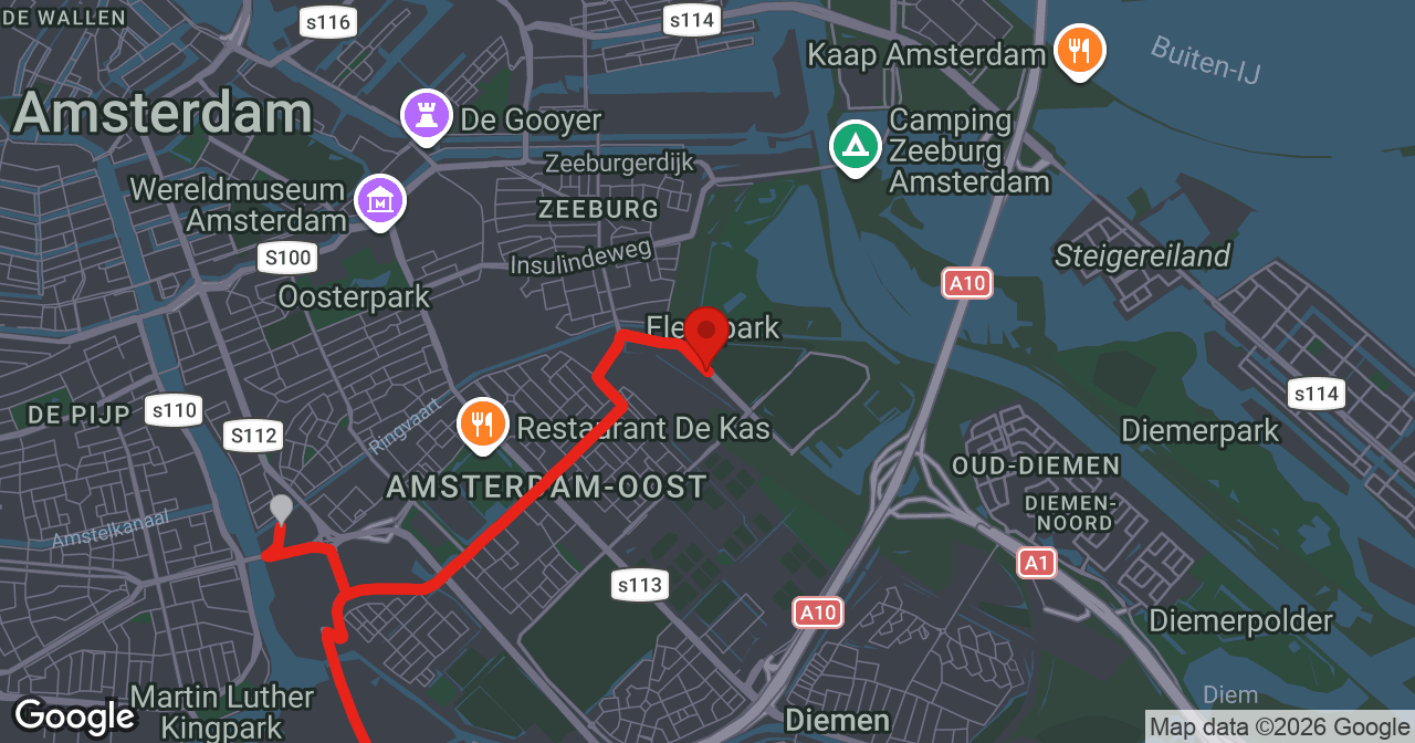 Kaart van de meldlocatie