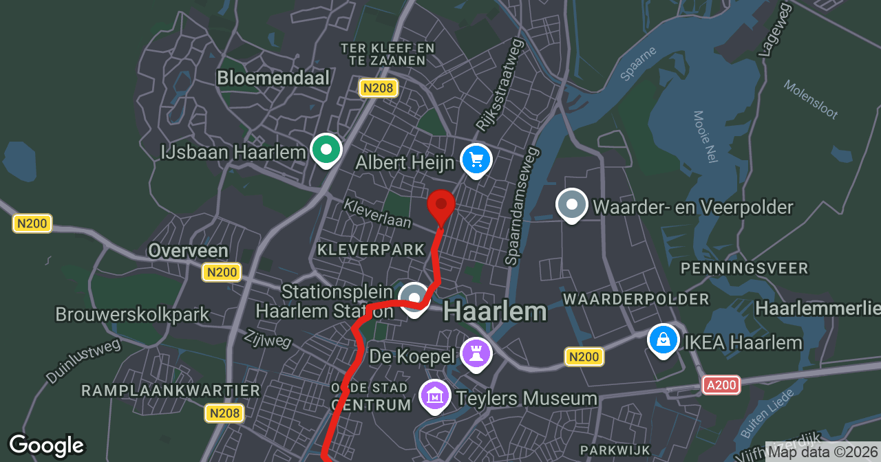 Kaart van de meldlocatie